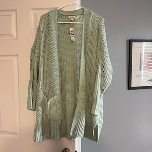 NWT Style & Co Chenille Cardigan Sweater
